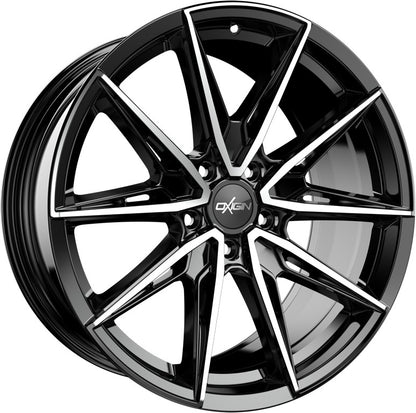 Oxigin 30 Oxheat black full polish Alufelge 8.5x19 Zoll ET40 LK 5x112 ML66.6