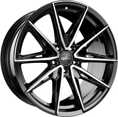 Oxigin 30 Oxheat black full polish Alufelge 10x20 Zoll ET45 LK 5x112 ML66.6