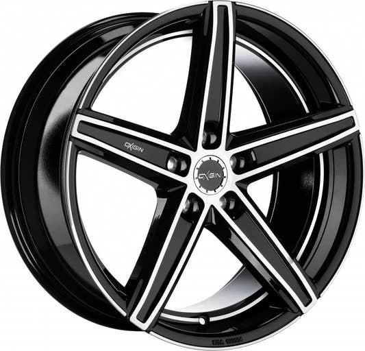 Oxigin 18_E Concave Evolution black full polish Alufelge 9.5x19 Zoll ET45 LK 5x112 ML66.6