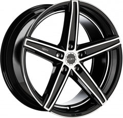 Oxigin 18_E Concave Evolution black full polish Alufelge 9.5x19 Zoll ET45 LK 5x112 ML66.6