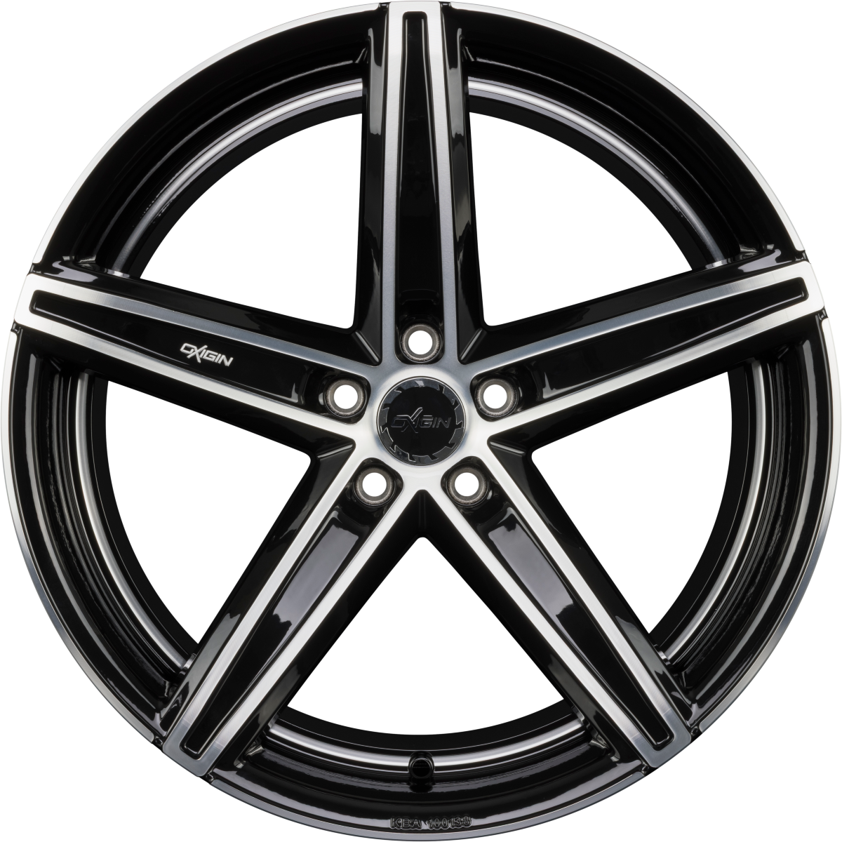 Oxigin 18_E Concave Evolution black full polish Alufelge 9.5x19 Zoll ET45 LK 5x114.3 ML72.6 – Bild 4