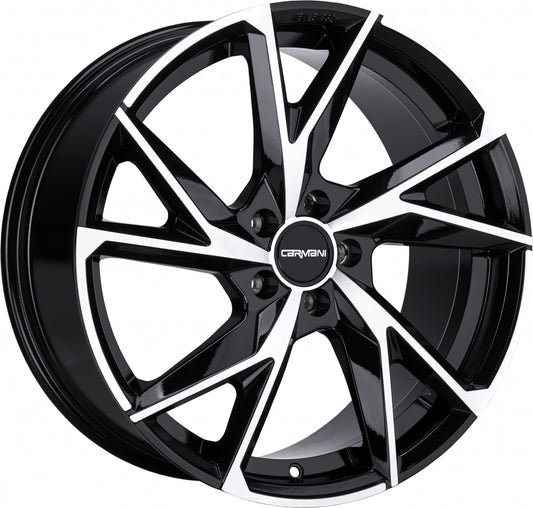 Carmani 23 Rudi black polish 9x21 ET30 - LK5/112 ML66.6