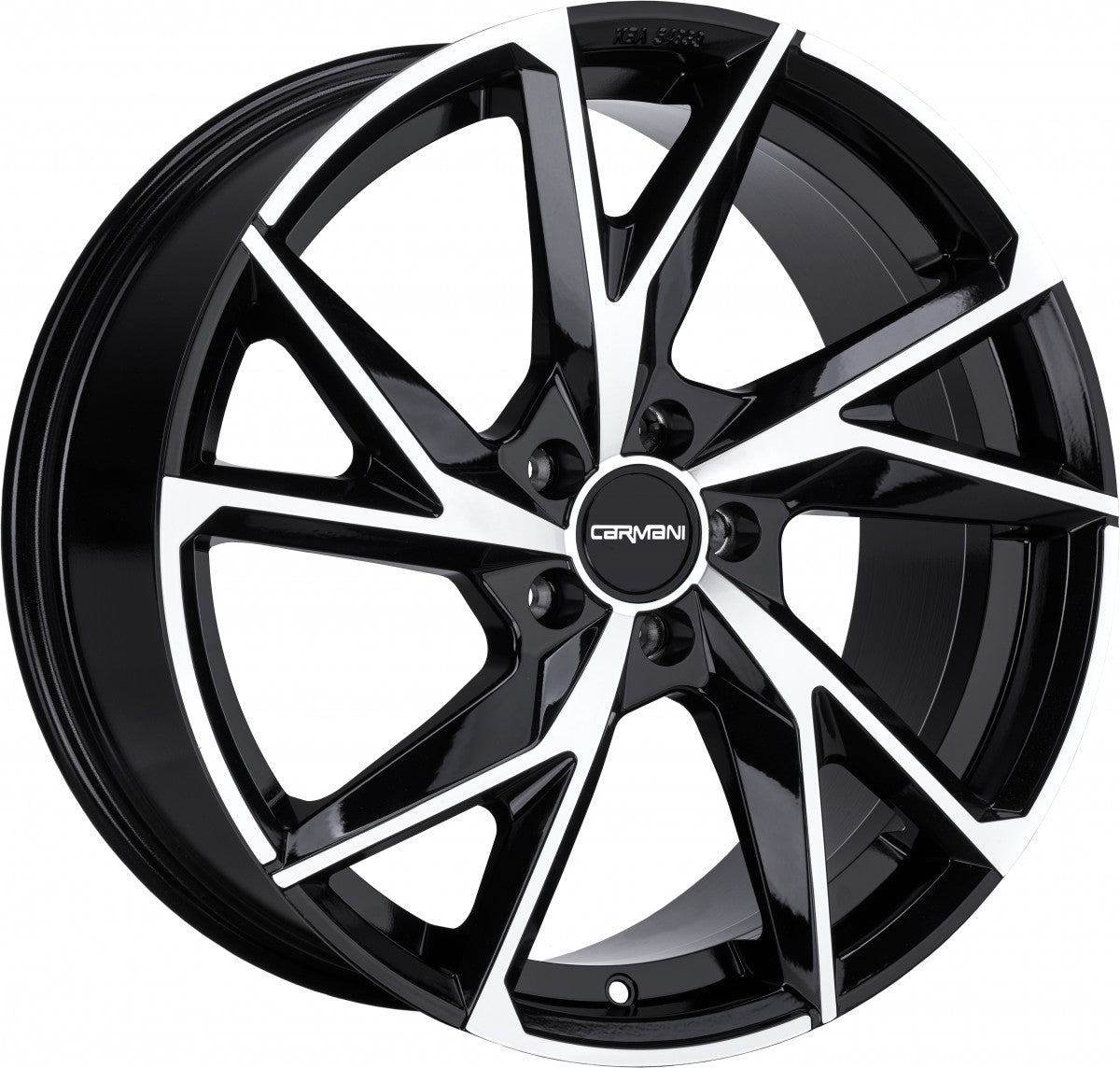 Carmani 23 Rudi black polish 9x21 ET45 - LK5/114.3 ML72.6