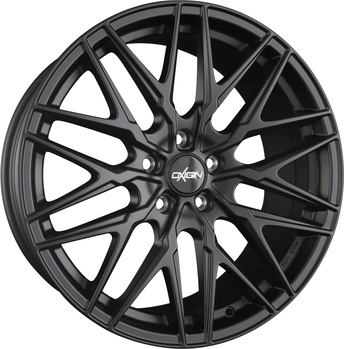Oxigin OX25 Oxcross Black Matt (BM) Alufelge 8.5x19 Zoll ET43 LK 5x114.3 ML72.6 – Bild 2