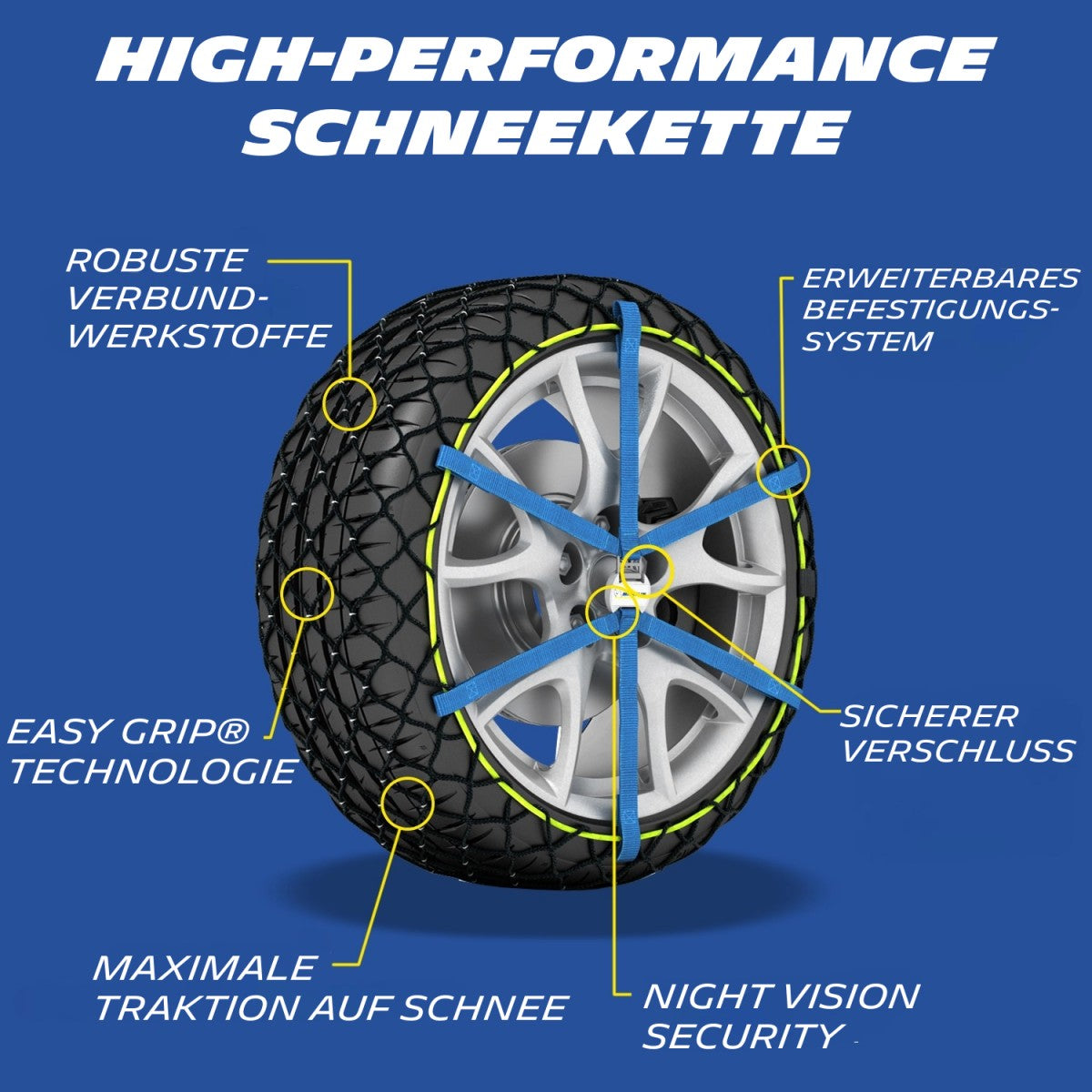 Michelin-Helix Schneekette EASY GRIP EVOLUTION Evo 12 – Bild 4