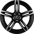 Damina Performance DM03 Black Polished Alufelge 8x18 Zoll ET30 LK 5x112 ML66.6