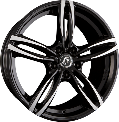 Damina Performance DM03 Black Polished Alufelge 8x18 Zoll ET30 LK 5x112 ML66.6 – Bild 2
