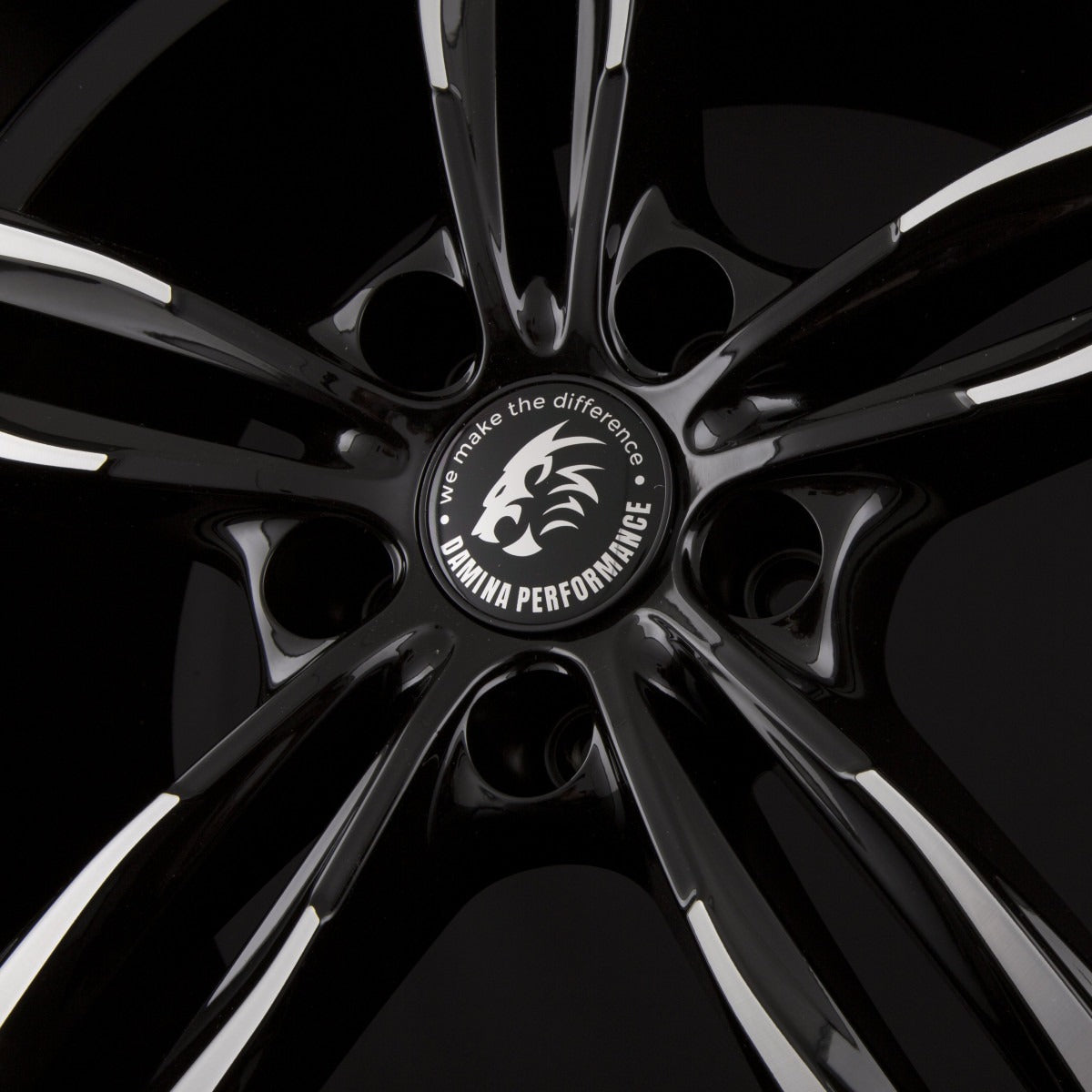 Damina Performance DM03 Black Polished Alufelge 8x18 Zoll ET30 LK 5x112 ML66.6 – Bild 4