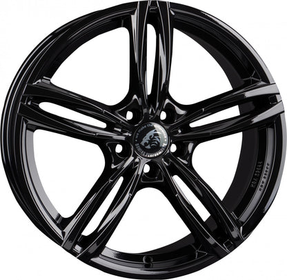 Damina Performance DM03 black Alufelge 8x18 Zoll ET35 LK 5x120 ML72.6