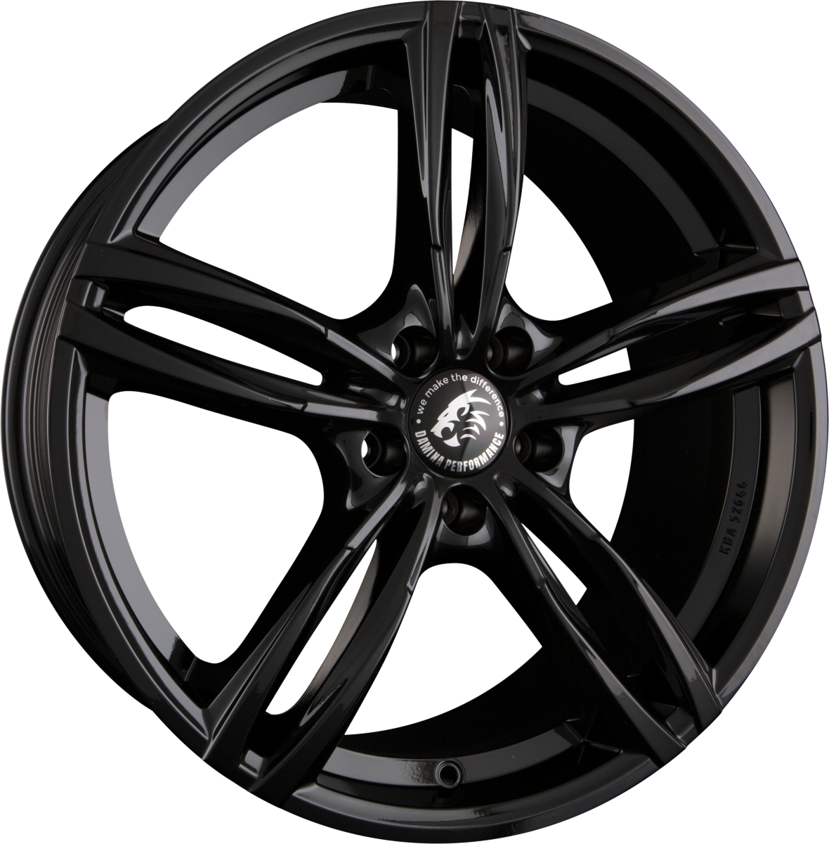 Damina Performance DM03 black Alufelge 8x18 Zoll ET35 LK 5x120 ML72.6 – Bild 3