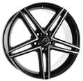 Damina Performance DM04 black polished Alufelge