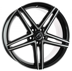 Damina Performance DM04 black polished Alufelge 9.5x19 Zoll ET45 LK 5x112 ML66.6