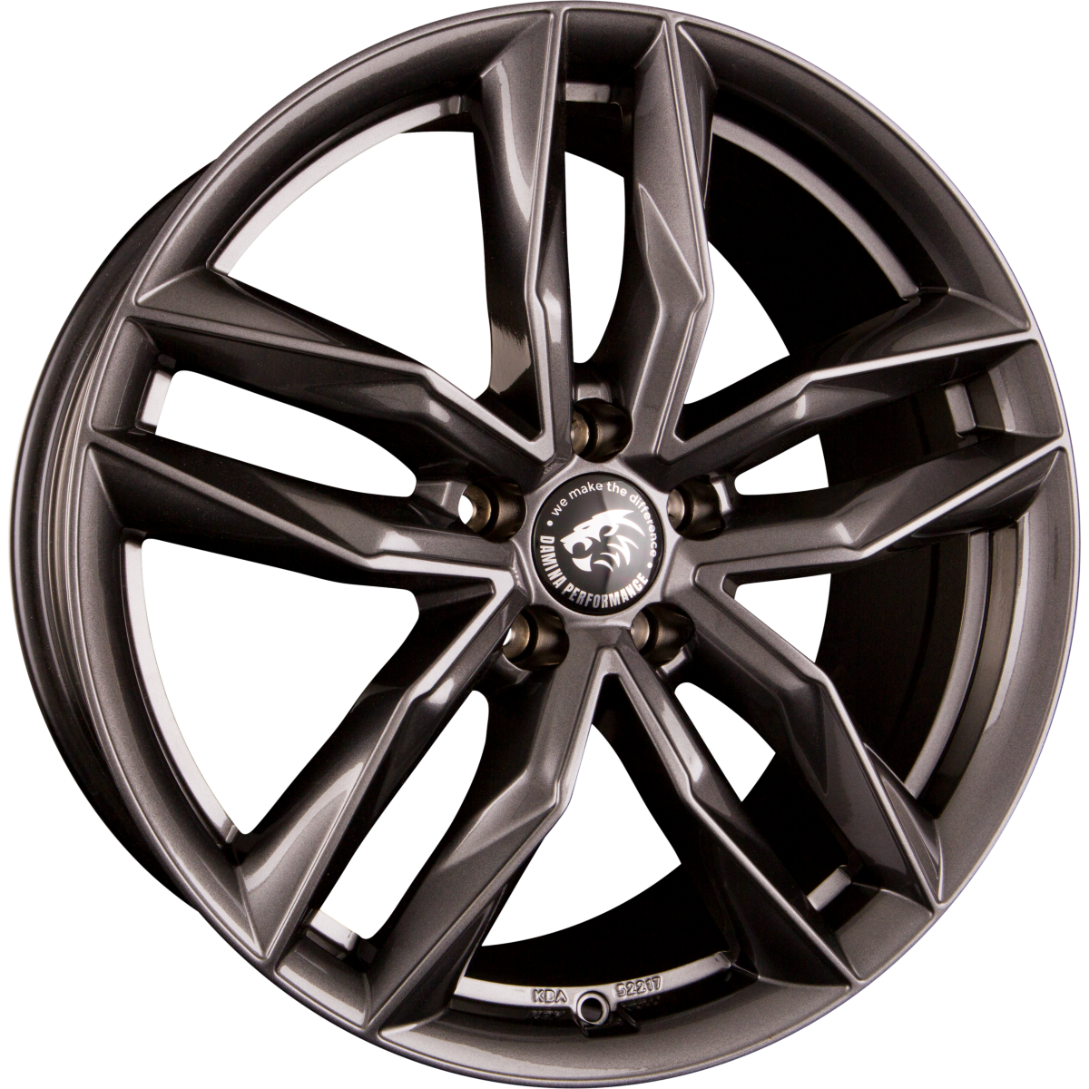 Damina Performance DM05 Anthrazit Alufelge 8x18 Zoll ET25 LK 5x112 ML66.6 – Bild 2