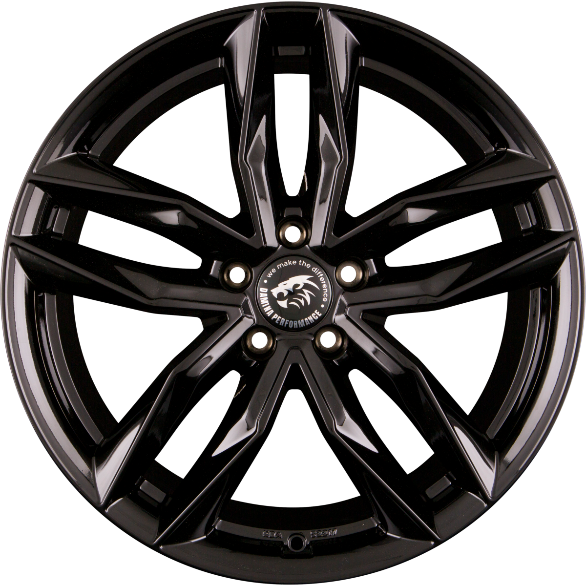Damina Performance DM05 Black Alufelge 8.5x19 Zoll ET25 LK 5x112 ML66.6