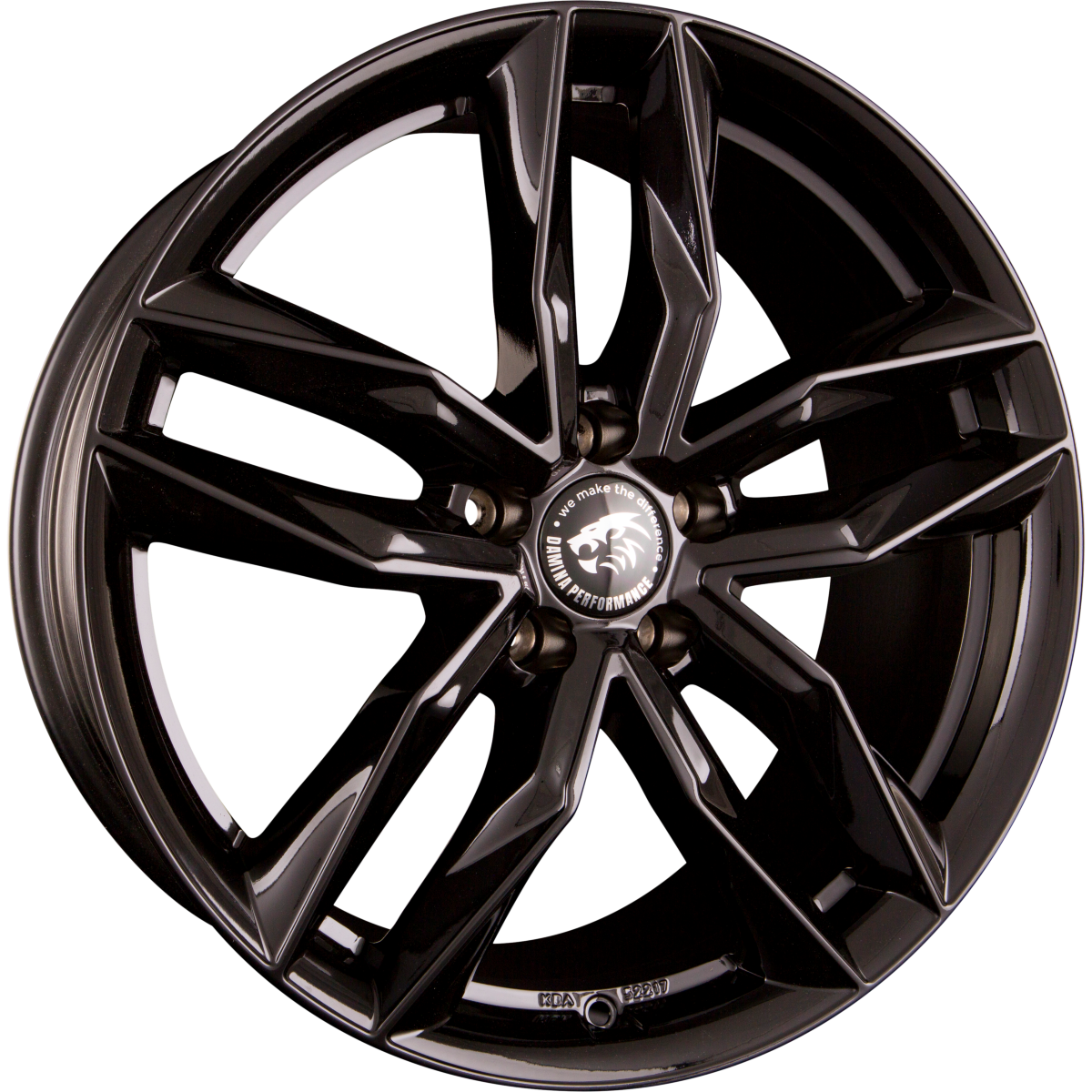 Damina Performance DM05 Black Alufelge 8.5x19 Zoll ET25 LK 5x112 ML66.6 – Bild 2