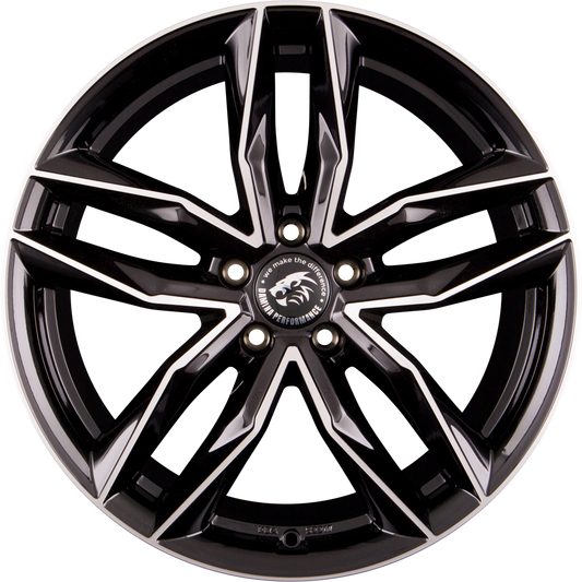 Damina Performance DM05 Black Polished Alufelge 9x20 Zoll ET21 LK 5x112 ML66.6