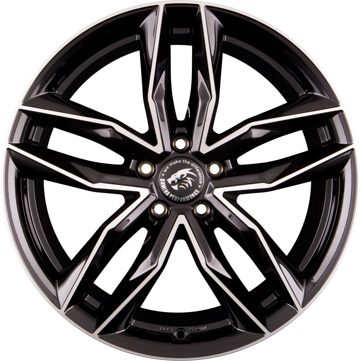 Damina Performance DM05 Black Polished Alufelge 9x20 Zoll ET21 LK 5x112 ML66.6