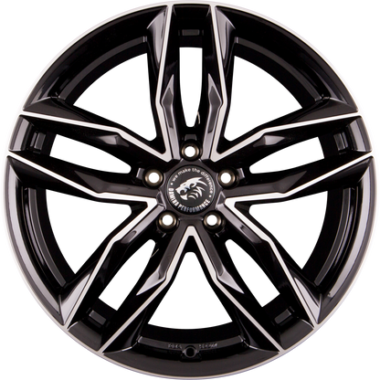 Damina Performance DM05 Black Polished Alufelge 9x20 Zoll ET21 LK 5x112 ML66.6