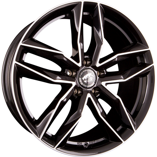 Damina Performance DM05 Black Polished Alufelge 9x20 Zoll ET21 LK 5x112 ML66.6 – Bild 2