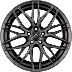 Damina Performance DM08 Matt Grey Painted Alufelge 8x18 Zoll ET45 LK 5x120 ML72.6