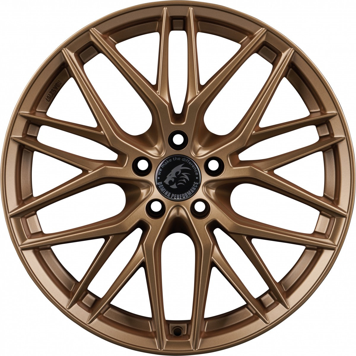 Damina Performance DM08 matt bronze Alufelge – Bild 2