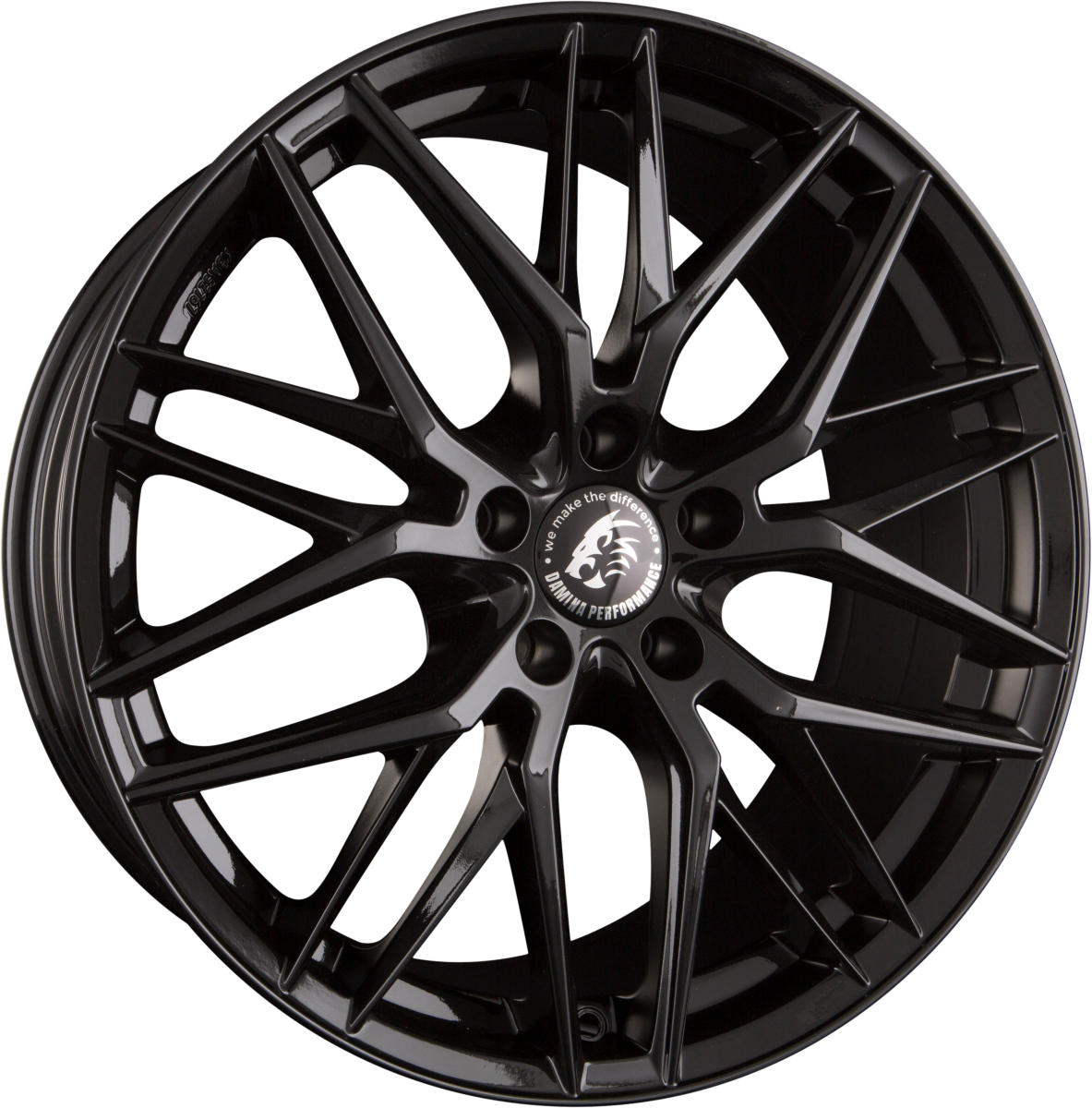 Damina Performance DM08 black Alufelge 8.5x19 Zoll ET35 LK 5x112 ML66.6 – Bild 4