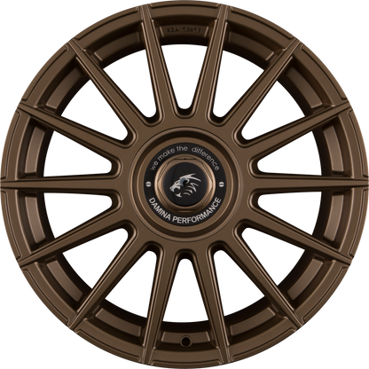 Damina Performance DM09 Matt Bronze Painted Alufelge 8x18 Zoll ET45 LK 5x112 ML72.6