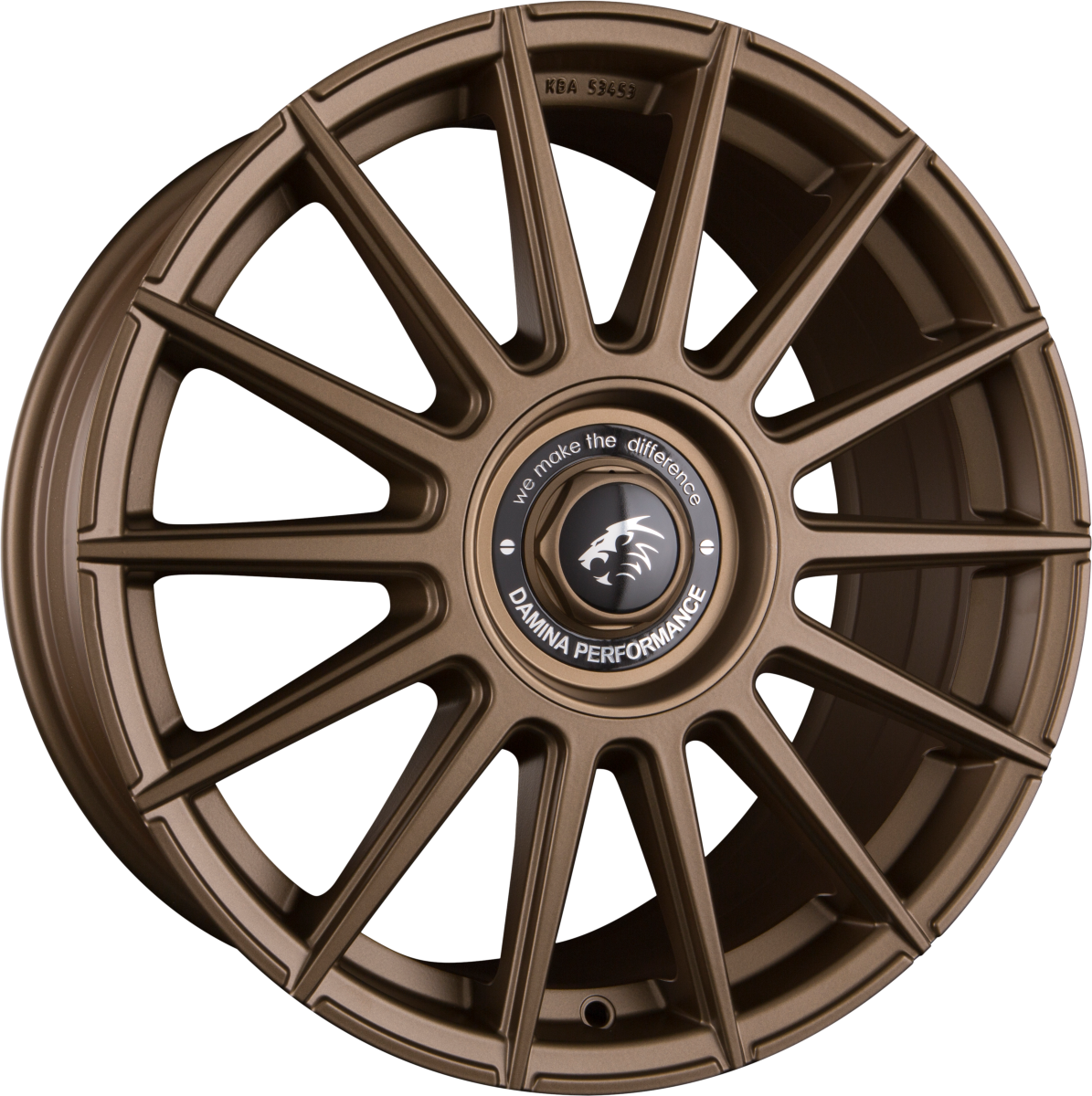 Damina Performance DM09 Matt Bronze Painted Alufelge 8x18 Zoll ET45 LK 5x112 ML72.6 – Bild 2