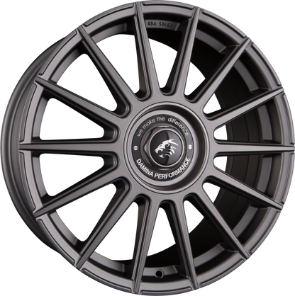 Damina Performance DM09 Matt Grey Painted Alufelge 8x18 Zoll ET45 LK 5x108 ML72.6