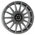 Damina Performance DM09 matt grey - Inlay black 8.5x19 ET35 - LK5/112 ML72.6