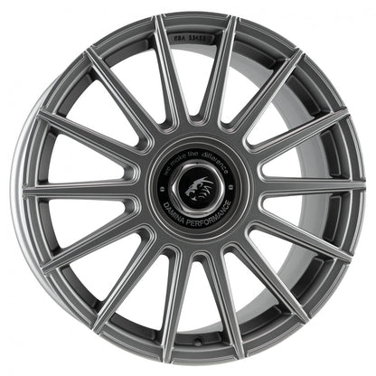 Damina Performance DM09 matt grey - Inlay black 8.5x19 ET35 - LK5/112 ML72.6