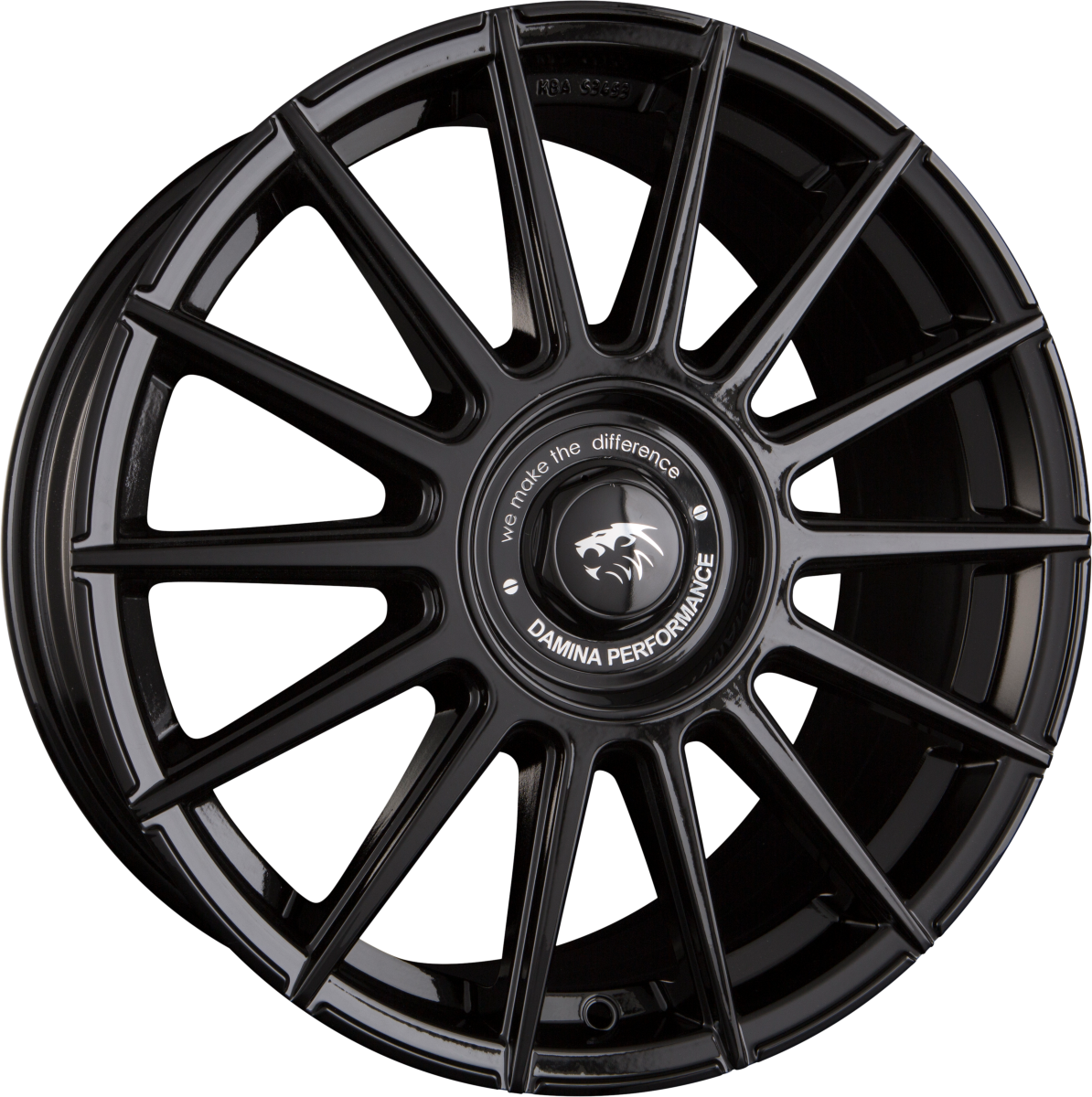 Damina Performance DM09 Black Painted Alufelge 8.5x19 Zoll ET35 LK 5x112 ML72.6 – Bild 2