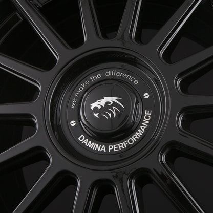 Damina Performance DM09 Black Painted Alufelge 8.5x19 Zoll ET45 LK 5x112 ML72.6 – Bild 2