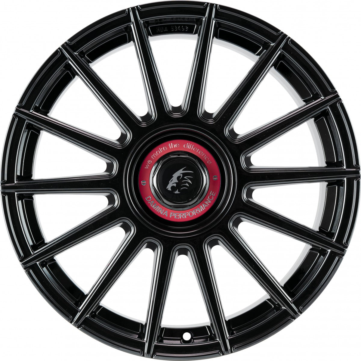 Damina Performance DM09 black - Inlay red 8x18 ET35 - LK5/112 ML72.6 – Bild 2