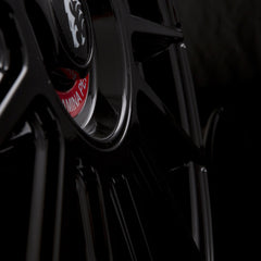 Damina Performance DM09 Black Painted Red Ring Alufelge 8.5x19 Zoll ET30 LK 5x112 ML72.6