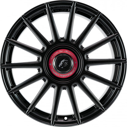 Damina Performance DM09 black - Inlay red 8.5x19 ET35 - LK5/112 ML72.6 – Bild 2