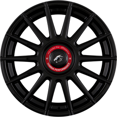 Damina Performance DM09 Black Painted Red Ring Alufelge 8.5x19 Zoll ET45 LK 5x112 ML72.6