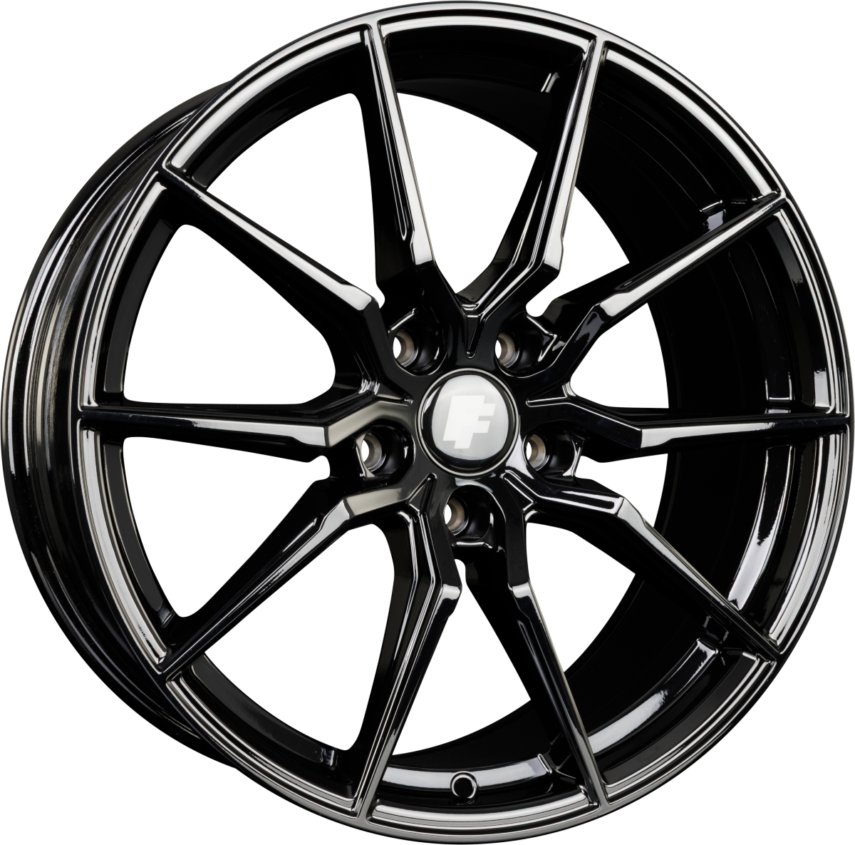 FF-Wheels FF03 Black Painted Alufelge 8.5x19 Zoll ET35 LK 5x112 ML66.6 – Bild 2