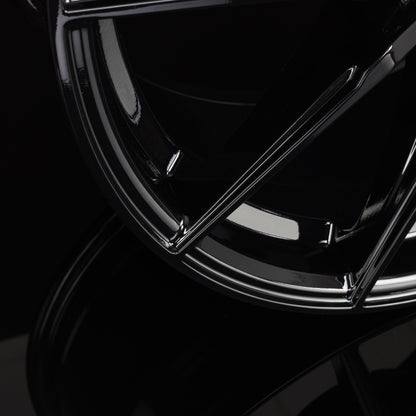FF-Wheels FF03 Black Painted Alufelge 8.5x19 Zoll ET35 LK 5x112 ML66.6 – Bild 4