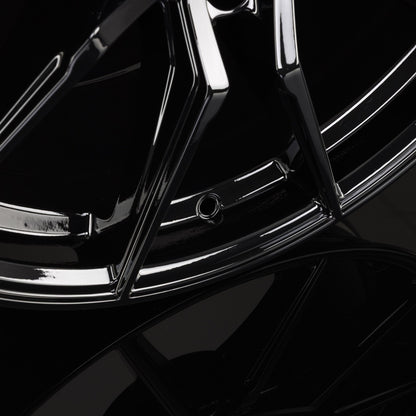 FF-Wheels FF03 Black Painted Alufelge 8.5x19 Zoll ET35 LK 5x112 ML66.6 – Bild 5