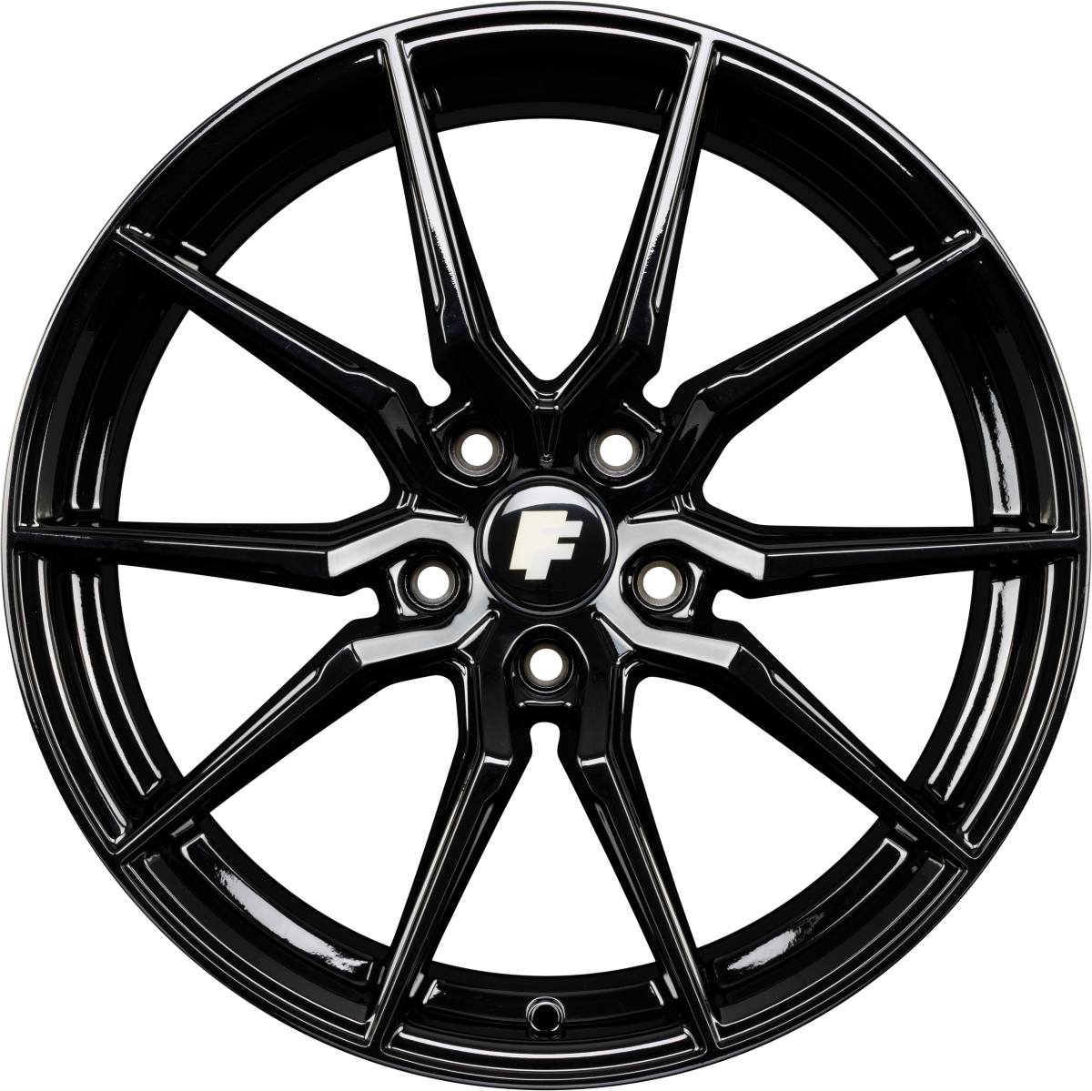 FF-Wheels FF03 Black Painted Alufelge 8.5x19 Zoll ET45 LK 5x112 ML66.6