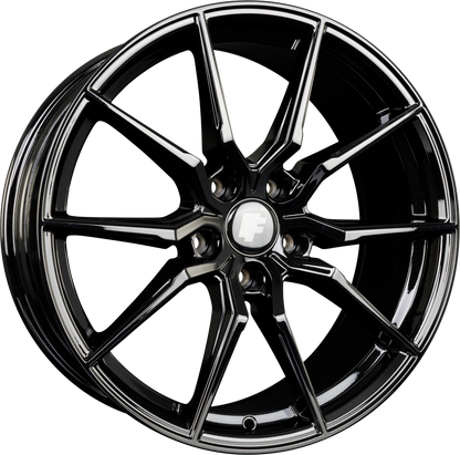 FF-Wheels FF03 Black Painted Alufelge 8.5x19 Zoll ET45 LK 5x112 ML66.6 – Bild 2
