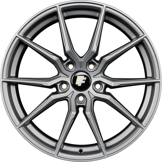 FF-Wheels FF03 Grau Matt Alufelge 8.5x19 Zoll ET30 LK 5x112 ML72.6