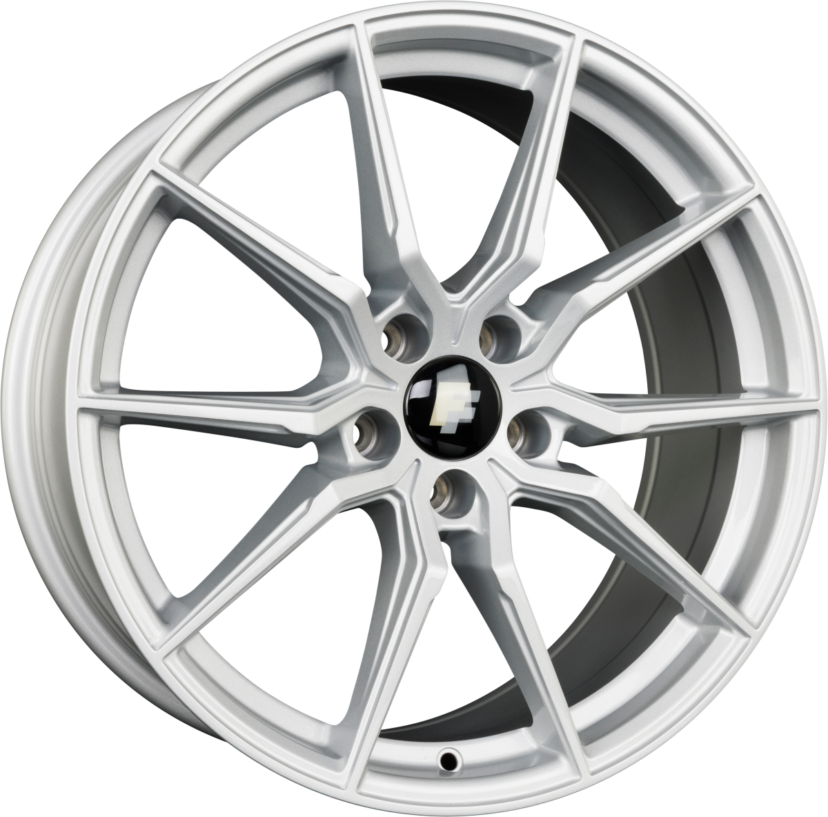 FF-Wheels FF03 Silver Painted Alufelge 8.5x19 Zoll ET45 LK 5x112 ML66.6 – Bild 2