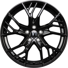 V1 Wheels V7 Glossy Black Alufelge 8.5x19 Zoll ET29 LK 5x112 ML66.6