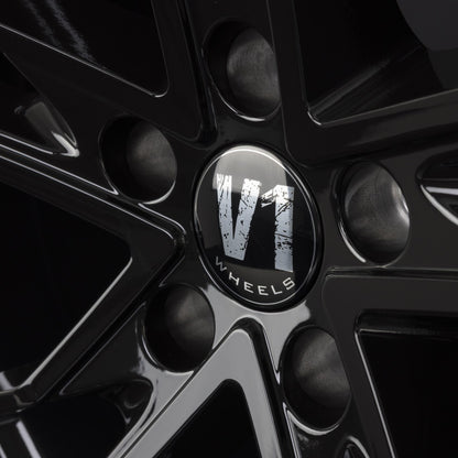 V1 Wheels V7 Glossy Black Alufelge 8.5x19 Zoll ET29 LK 5x112 ML66.6 – Bild 3