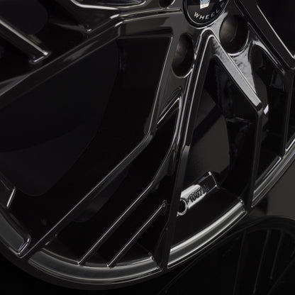V1 Wheels V7 Glossy Black Alufelge 8.5x19 Zoll ET29 LK 5x112 ML66.6 – Bild 5