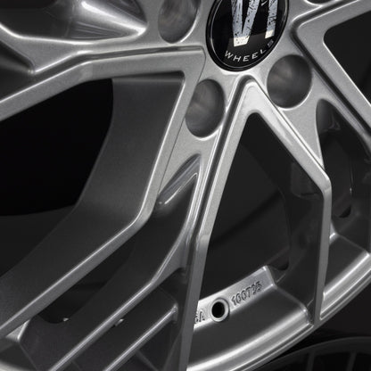 V1 Wheels V7 Glossy Gunmetal Alufelge 8.5x19 Zoll ET29 LK 5x112 ML66.6 – Bild 5