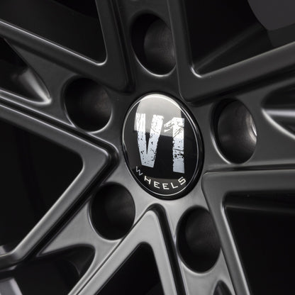 V1 Wheels V7 Matt Black Alufelge 8.5x19 Zoll ET29 LK 5x112 ML66.6 – Bild 3