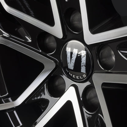 V1 Wheels V7 Glossy Black Machined Alufelge 8.5x19 Zoll ET29 LK 5x112 ML66.6 – Bild 3